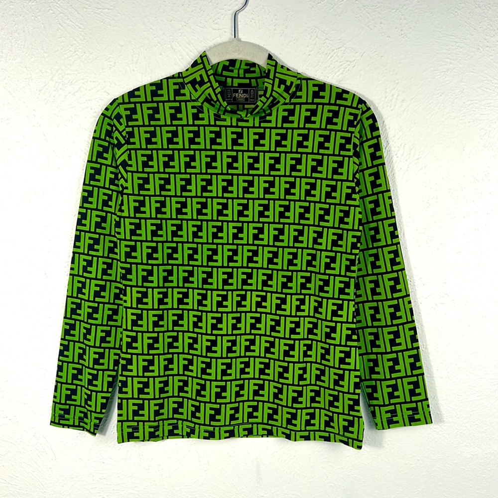 RARE Vintage Fendi Zucca logo top